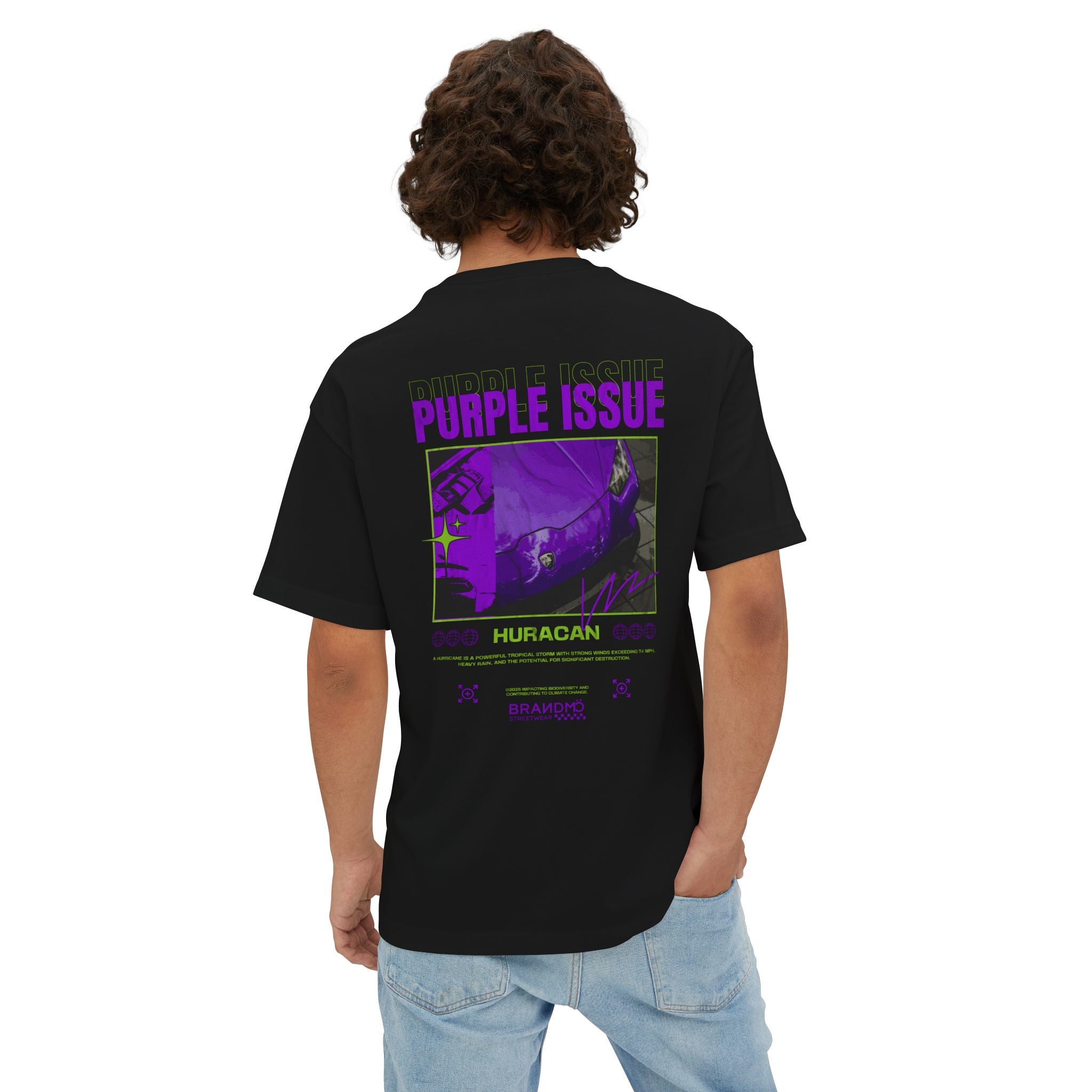 Purple Issue Oversize Shirt