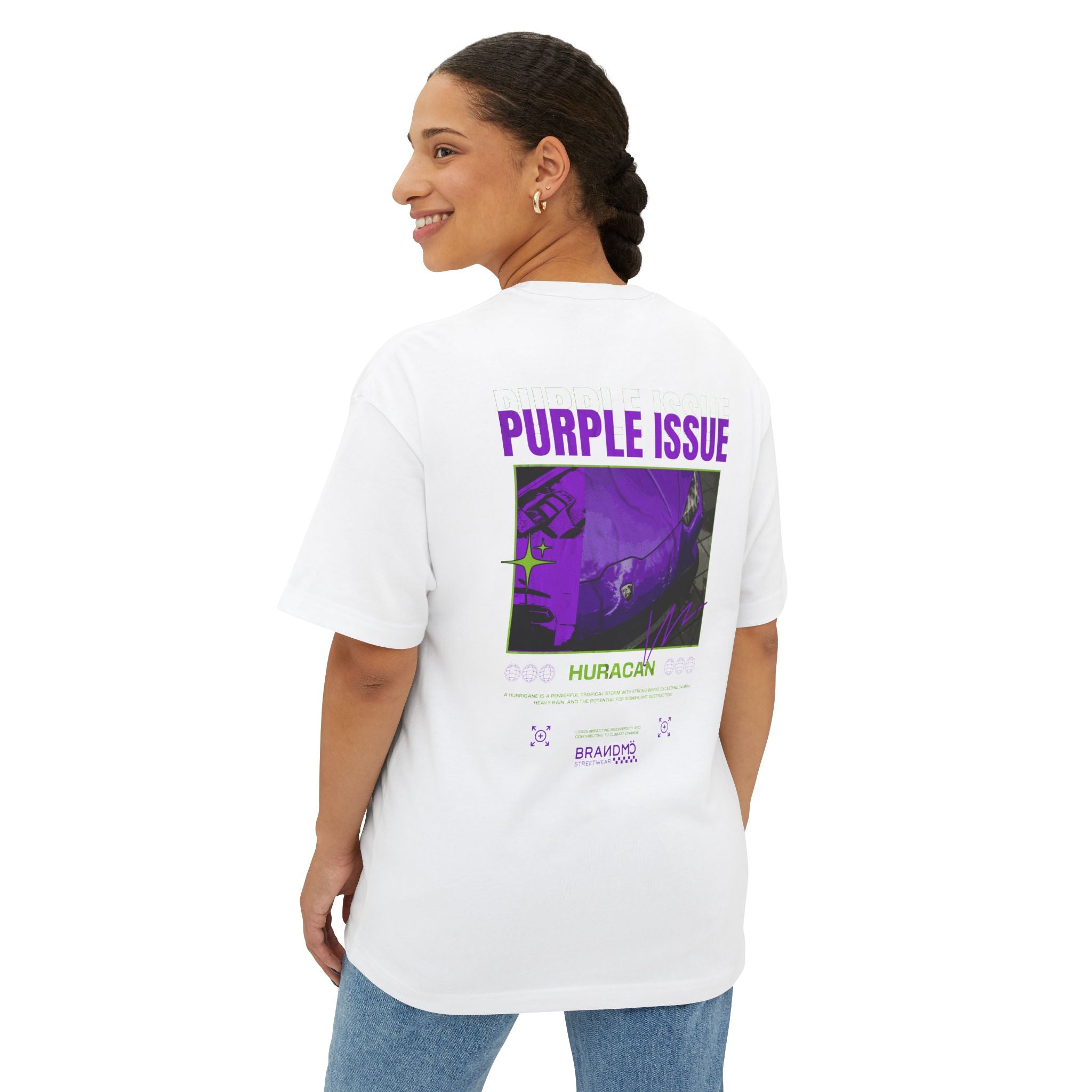 Purple Issue Oversize Shirt