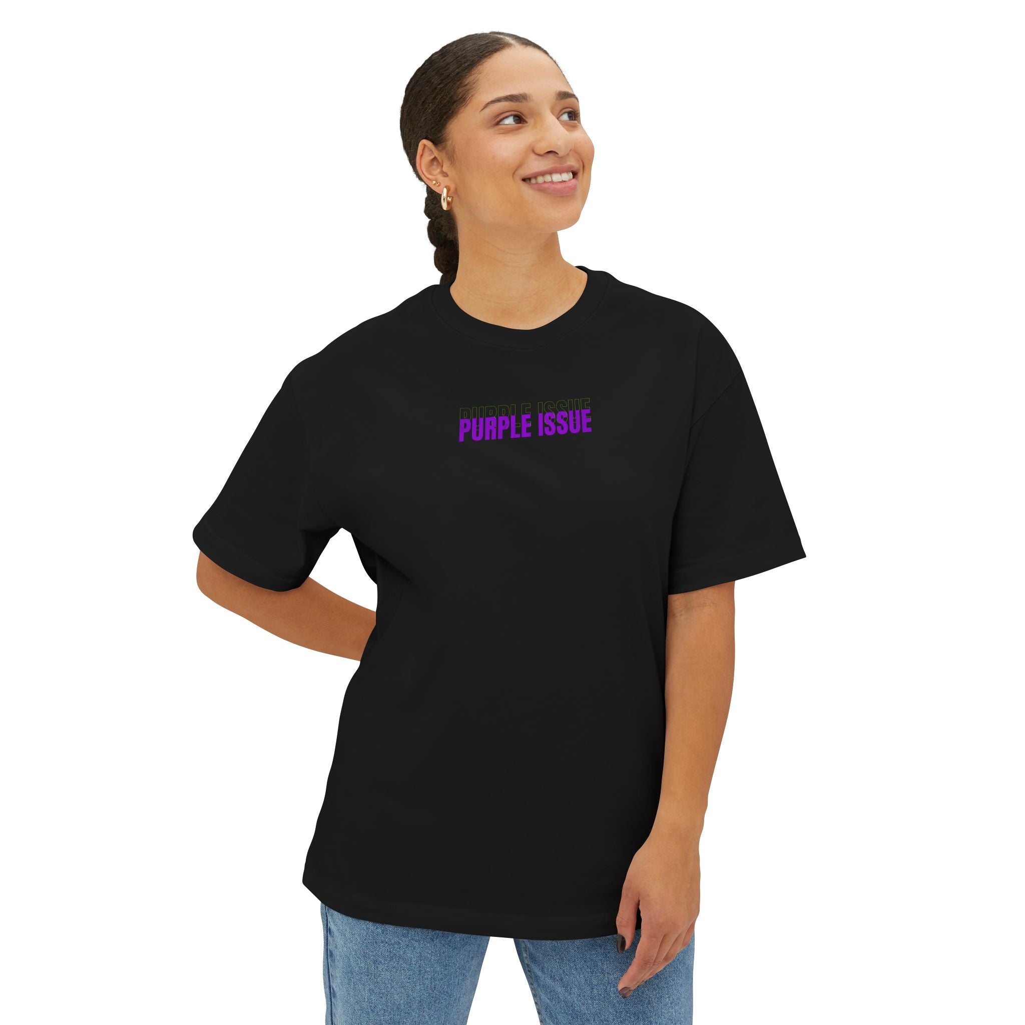 Purple Issue Oversize Shirt