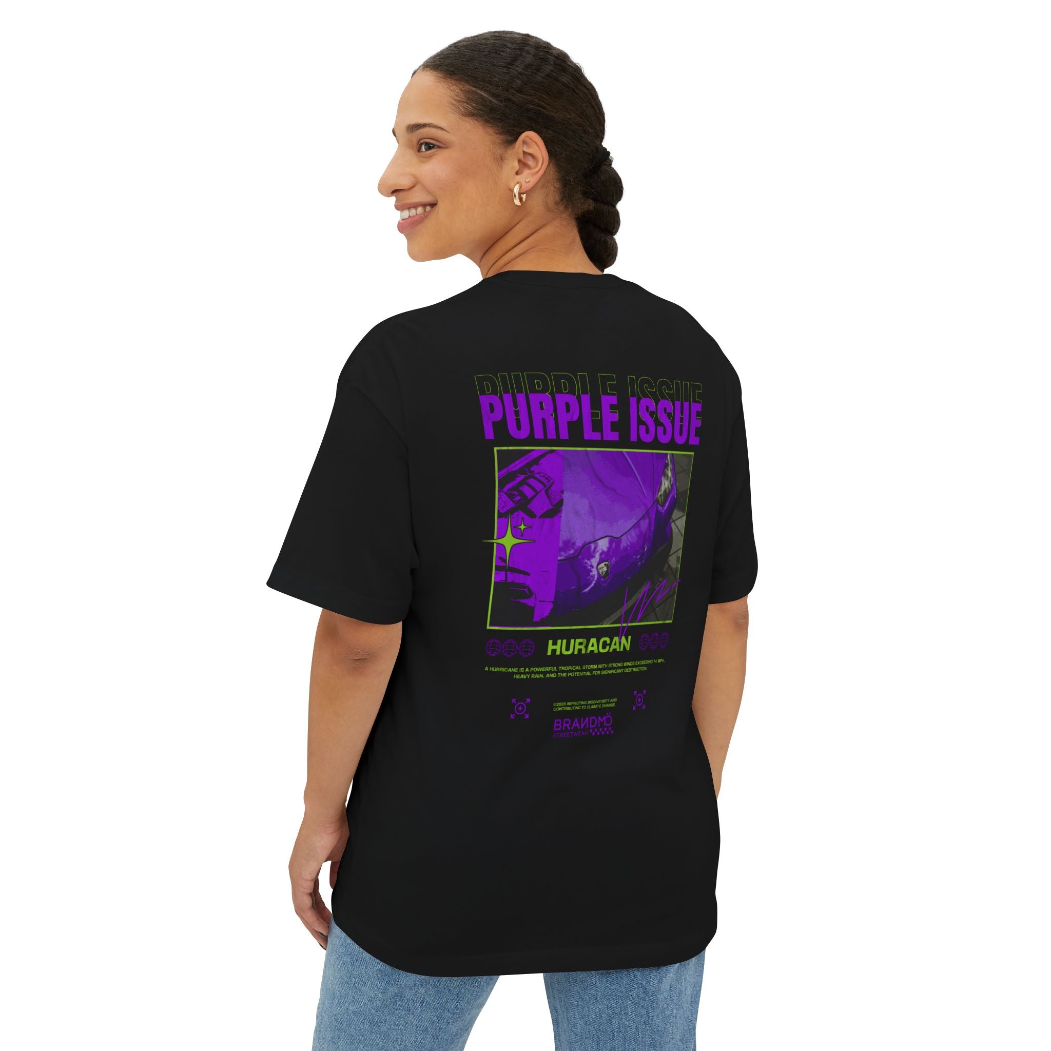 Purple Issue Oversize Shirt